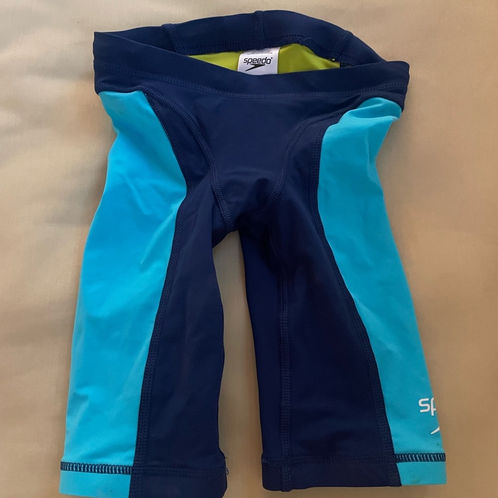 Speedo Kids Swim Trunks - Navy and Aqua
